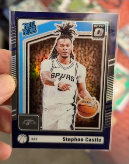2024-25 Panini Donruss Optic #254 Stephon Castle — front