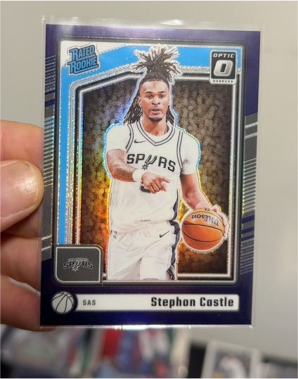 2024-25 Panini Donruss Optic #254 Stephon Castle — front