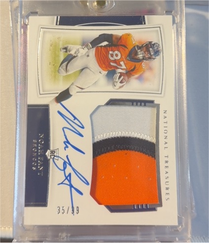 2019 Panini National Treasures #Noah Fant — front