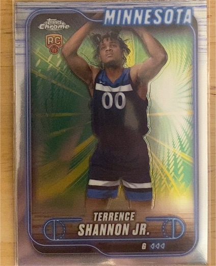 2024-25 Topps Chrome #105 Terrence Shannon Jr. — front