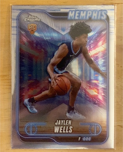2024-25 Topps Chrome #185 Jaylen Wells — front