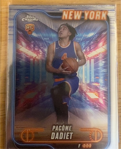 2024 Topps Chrome #172 Pacome Dadiet — front