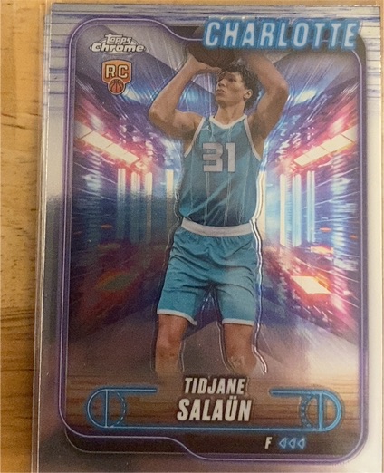 2024-25 Topps Chrome #148 Tidjane Salaün — front