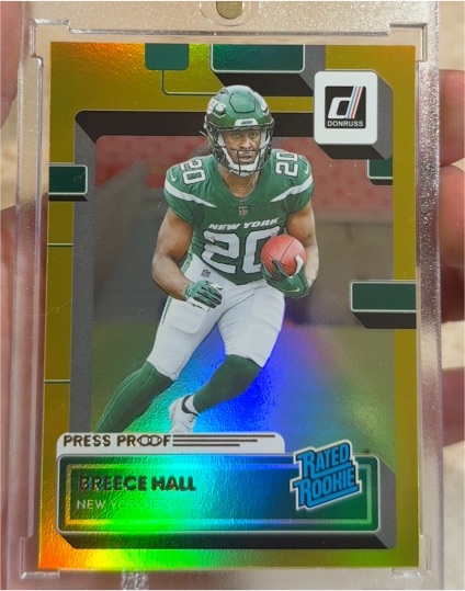 2022 Donruss #314 Breece Hall — front