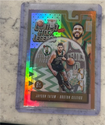 2025-26 Topps Limited Stock Legends #LST-31 Jayson Tatum — front