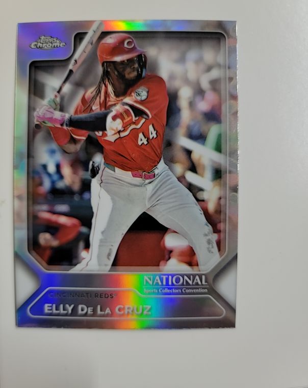 2025 Topps Chrome #MLB-18 Elly De La Cruz — front