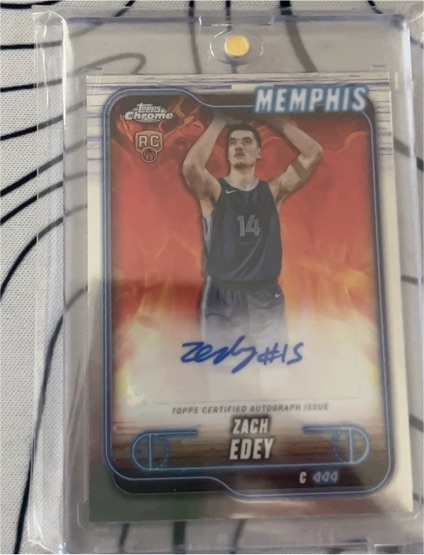 2024-25 Topps Chrome #152 Zach Edey — front