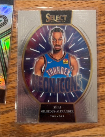 2024-25 Panini Select #10 Shai Gilgeous-Alexander Neon Icons — front