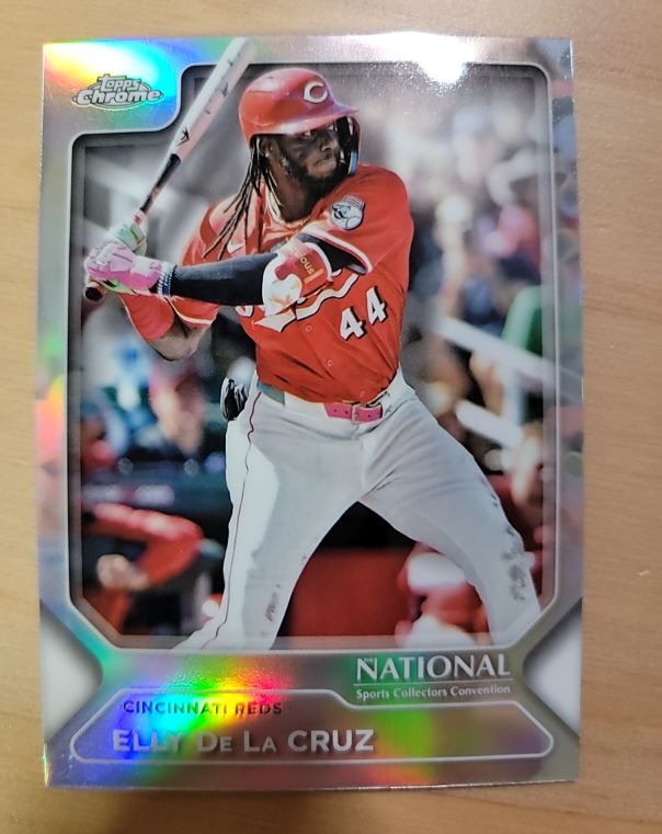 2025 Topps Chrome #MLB-18 Elly De La Cruz — front