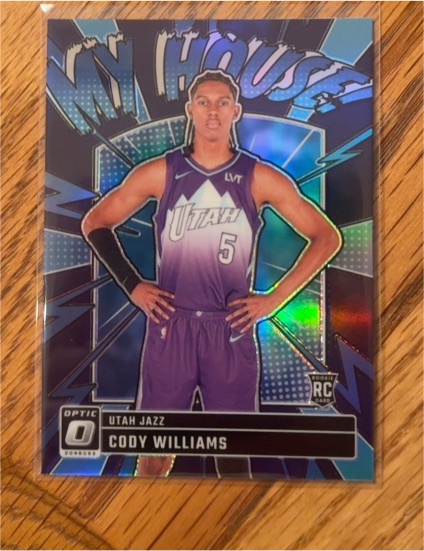 2024-25 Panini Donruss Optic My House #4 Cody Williams Rookie — front