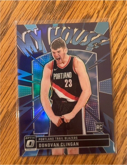 2024-25 Panini Donruss Optic #1 Donovan Clingan My House RC — front