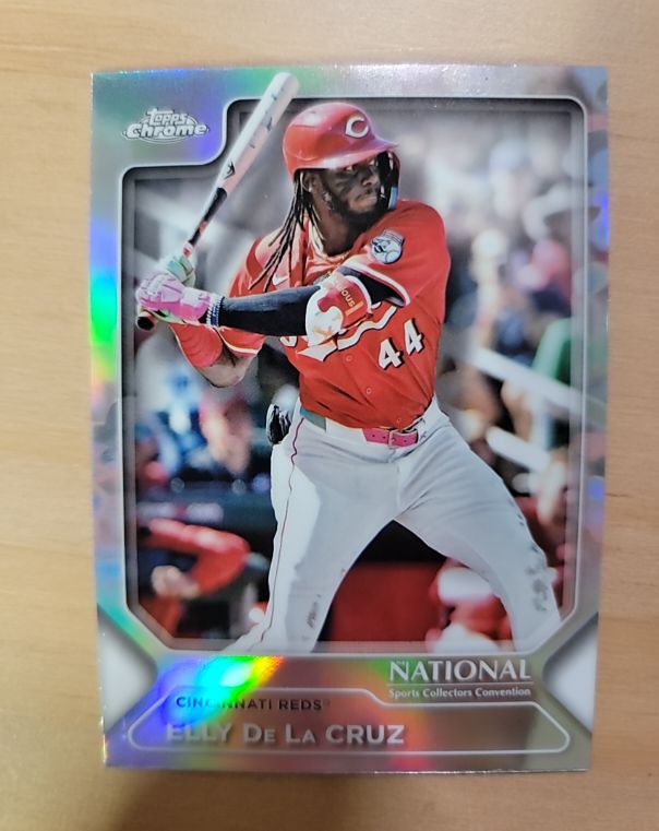2025 Topps Chrome National #MLB-18 Elly De La Cruz — front