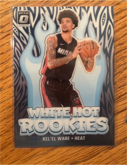2024-25 Panini Donruss Optic #5 Kel'el Ware White Hot Rookies — front