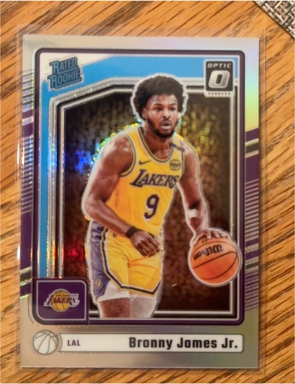 2024-25 Donruss Optic #282 Bronny James Jr. — front