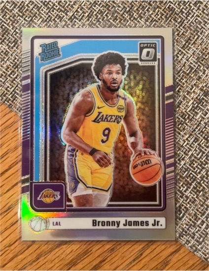 2024-25 Panini Donruss Optic #282 Bronny James Jr. — front