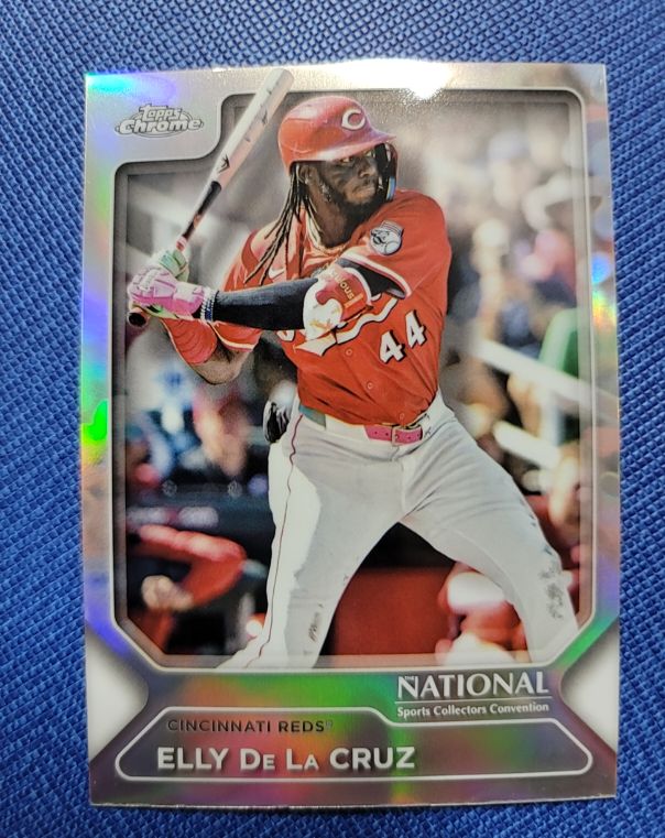2025 Topps Chrome National #MLB-18 Elly De La Cruz — front