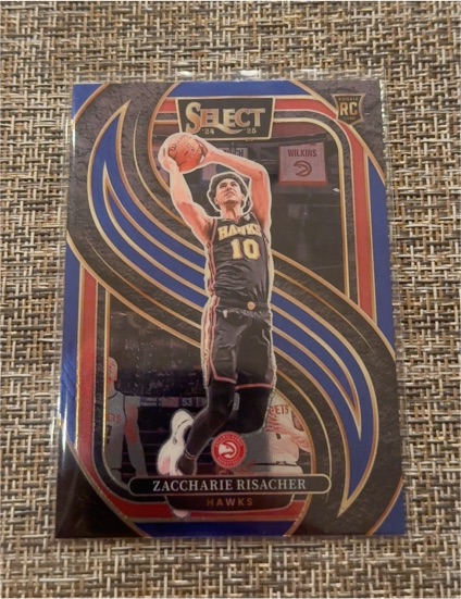 2024-25 Panini Select Premier Level #180 Zaccharie Risacher — front