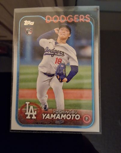 2024 Topps Series 2 #553 Yoshinobu Yamamoto — front