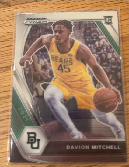 2021-22 Panini Prizm Draft Picks #13 Davion Mitchell — front
