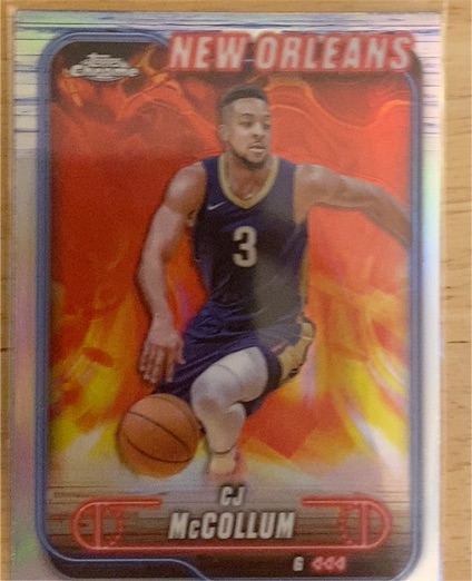 2024-25 Topps Chrome #157 CJ McCollum — front