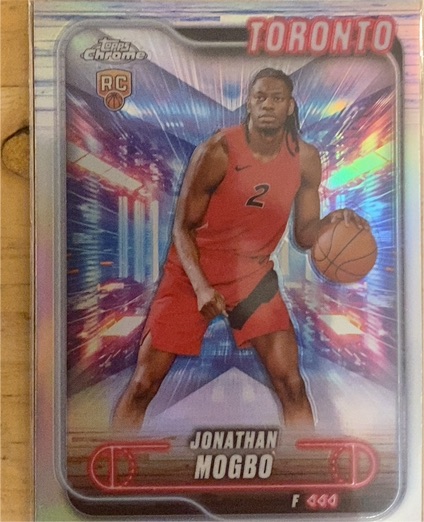 2024-25 Topps Chrome #444 Jonathan Mogbo — front