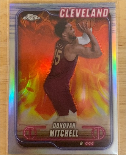 2024-25 Topps Chrome #69 Donovan Mitchell — front