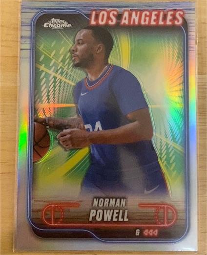2024-25 Topps Chrome #176 Norman Powell — front
