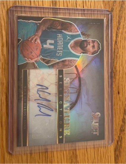 2024-25 Panini Select Signature Selections #SS-NRH Nick Richards — front