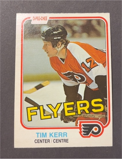 1981-82 O-Pee-Chee #251 Tim Kerr — front