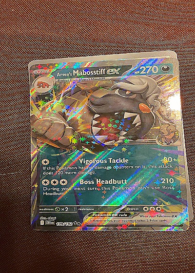 Arven's Mabosstiff ex 139/182 Sv10: Destined Rivals — front