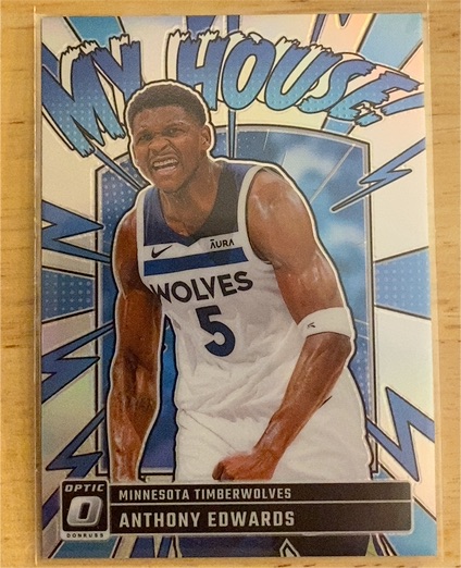 2024-25 Panini Donruss Optic #2 Anthony Edwards My House — front