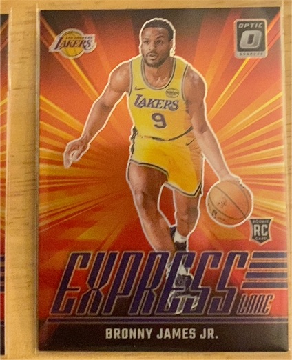 2024-25 Panini Donruss Optic #4 Bronny James Jr. Express Lane — front