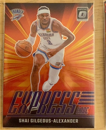 2024-25 Donruss Optic #24 Shai Gilgeous-Alexander Express Lane — front