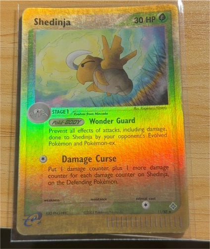 2003 Pokémon EX Dragon #11 Shedinja — front