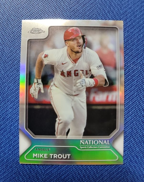 2025 Topps Chrome #MLB-11 Mike Trout — front