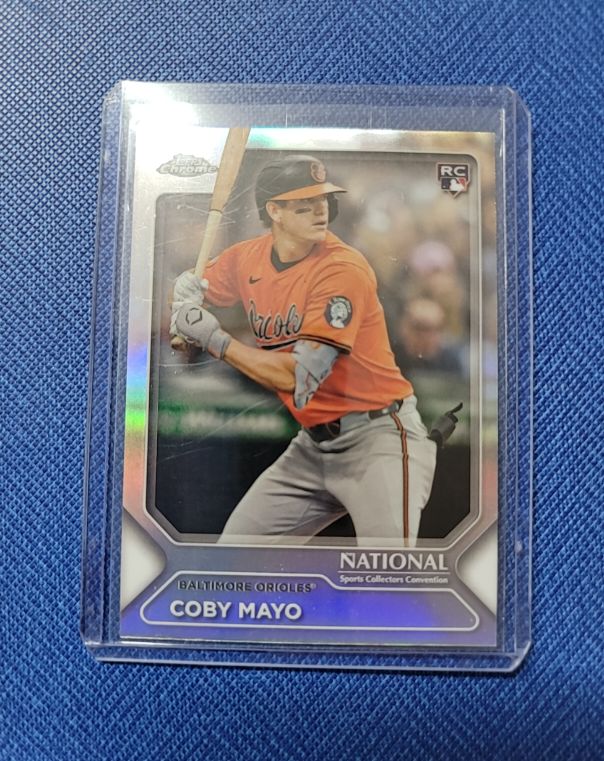 2025 Topps Chrome #MLB-4 Coby Mayo — front