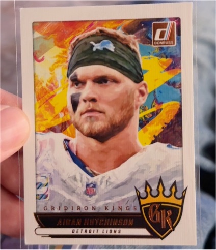 2025 Panini Donruss #GK-AHN Aidan Hutchinson Gridiron Kings — front