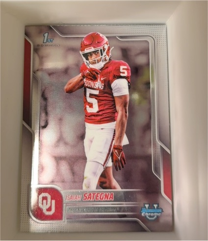 2025 Bowman Chrome University #48 Isaiah Sategna — front