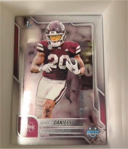 2025 Bowman Chrome University #148 Johnnie Daniels — front