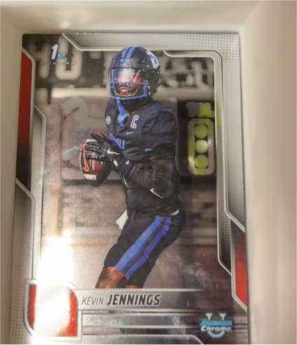 2025 Bowman University Chrome #152 Kevin Jennings — front