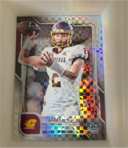 2025 Bowman Chrome University #22 Joe Labas — front