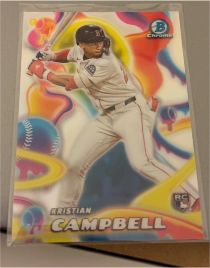 2025 Bowman Chrome Melt Mashers #MM-2 Kristian Campbell — front