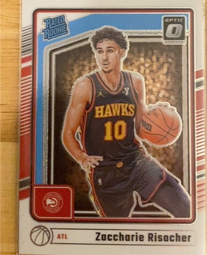 2024-25 Panini Donruss Optic #268 Zaccharie Risacher — front