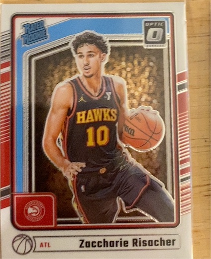 2024-25 Donruss Optic #268 Zaccharie Risacher — front