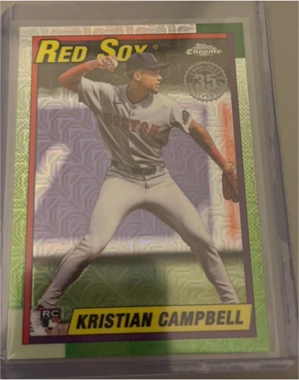 2025 Topps Chrome Update #U90C-47 Kristian Campbell — front