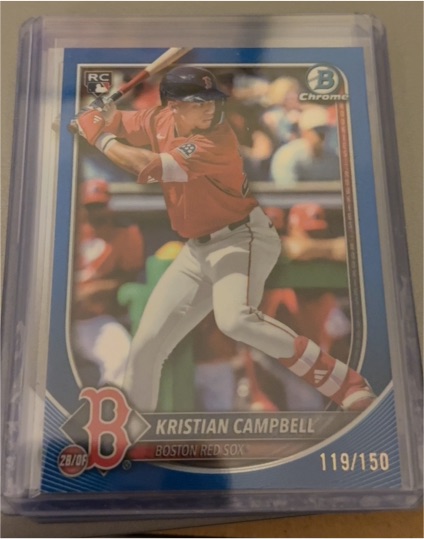 2025 Bowman Chrome #58 Kristian Campbell — front