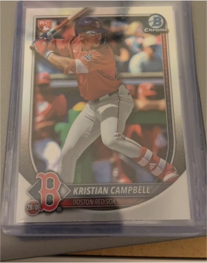 2025 Bowman Chrome #58 Kristian Campbell — front