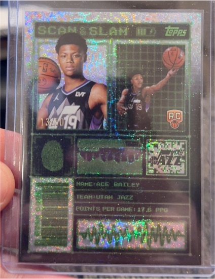 2025-26 Topps Scan and Slam #SS-30 Ace Bailey — front