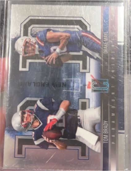 2024 Topps Signature Class Paramount Pairings #PP-7 Tom Brady / Drake Maye — front