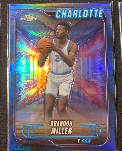 2024-25 Topps Chrome #61 Brandon Miller — front